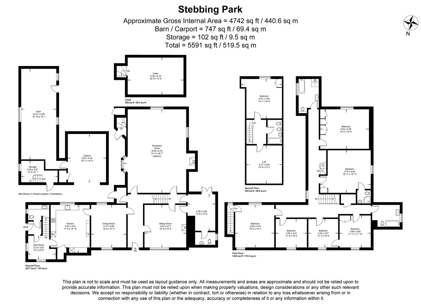 Stebbing Park House, Dunmow floorplan