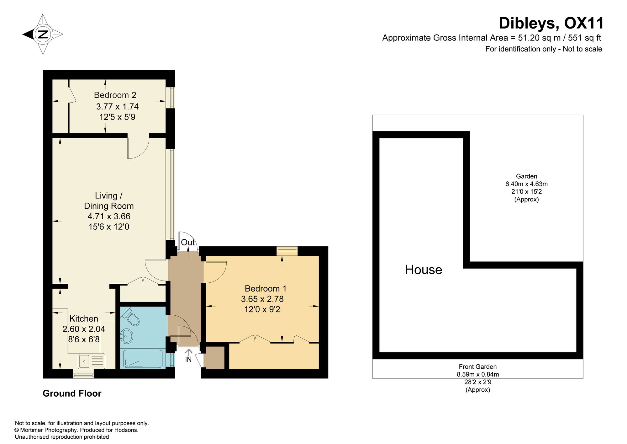 38 Dibleys, Didcot floorplan