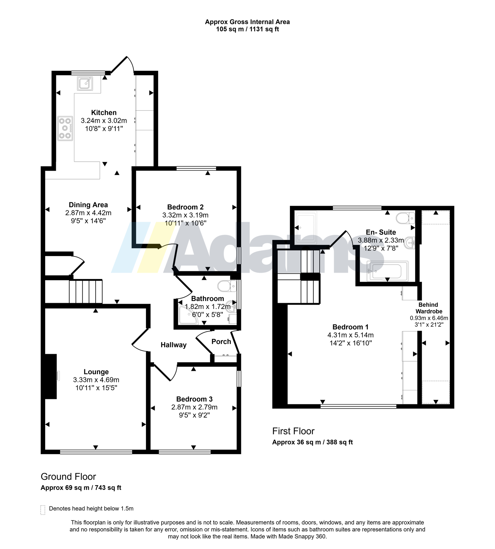62, Cranborne Avenue, Warrington floorplan