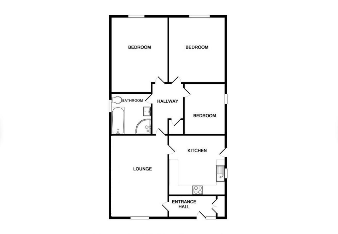 75, Maes Yr Haf, Ammanford floorplan