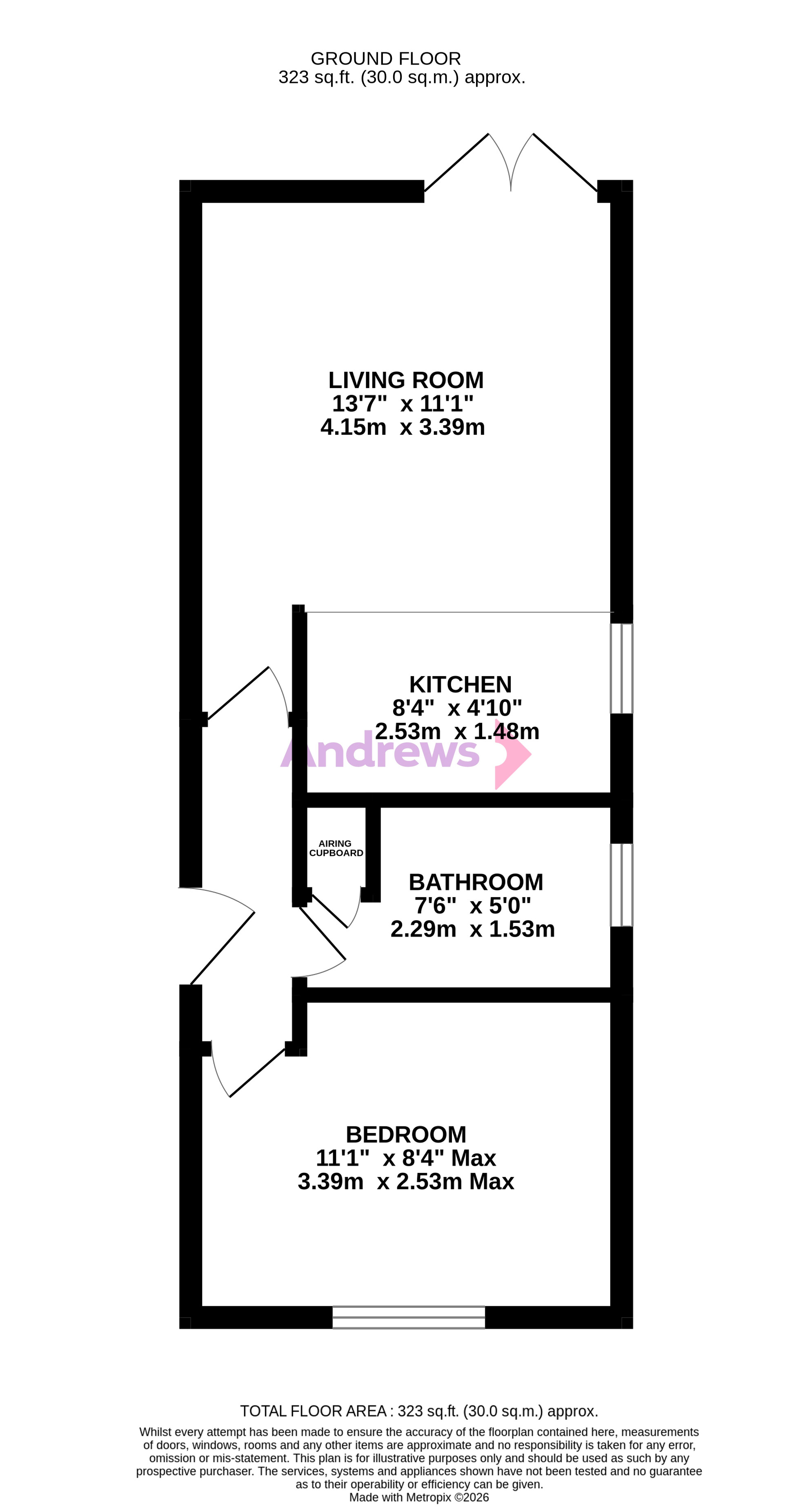 Flat 3 Millbrook Court,, Millbrook Street, Gloucestershire floorplan