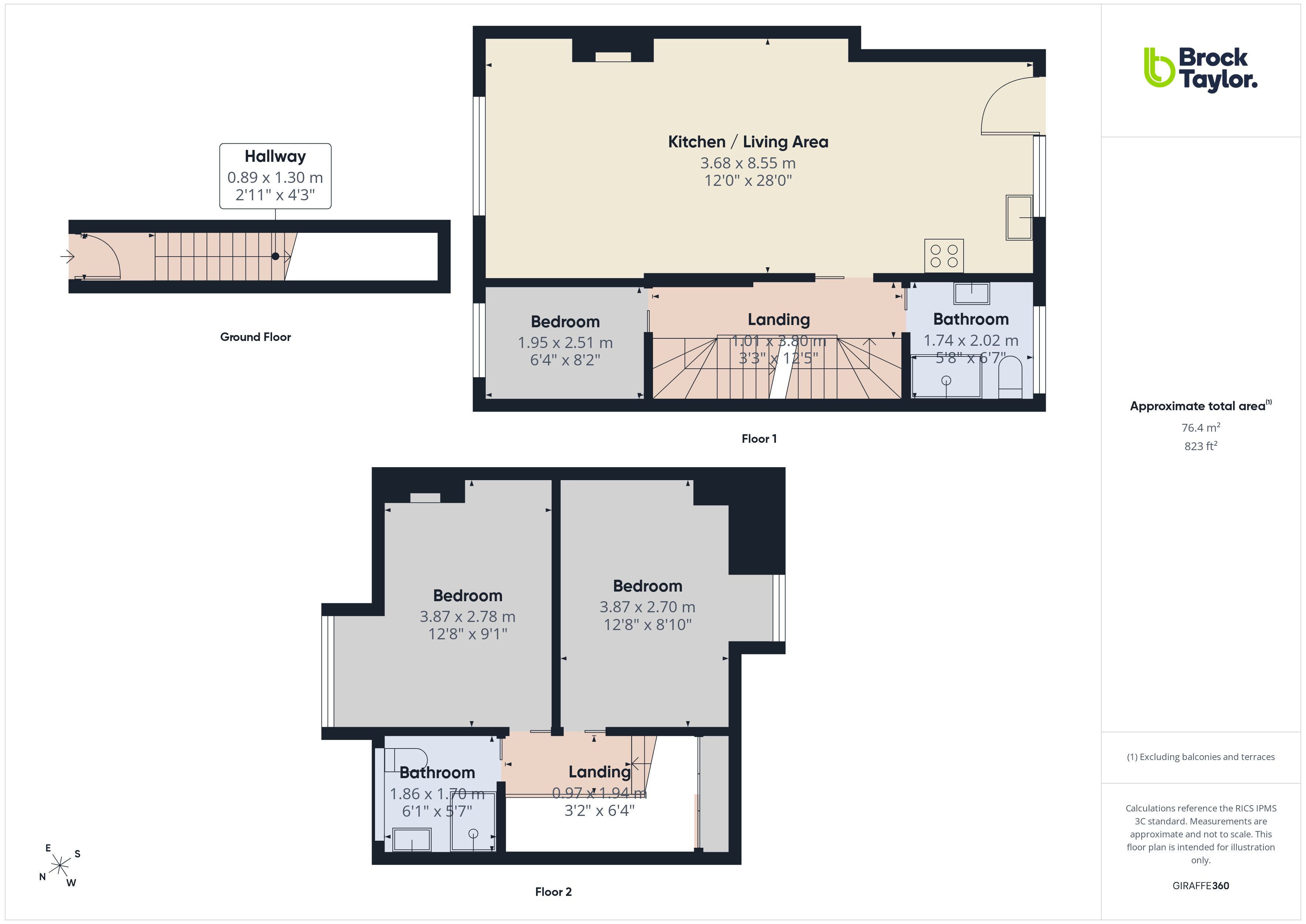 11A, Bishopric, Horsham floorplan