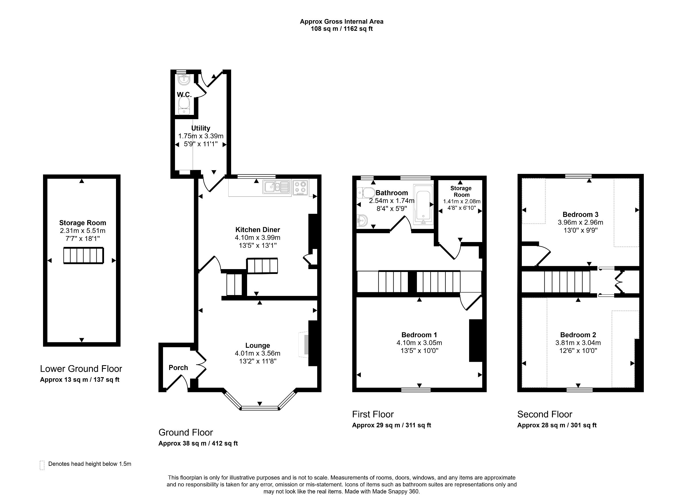 9 Highfields, Forest Row floorplan
