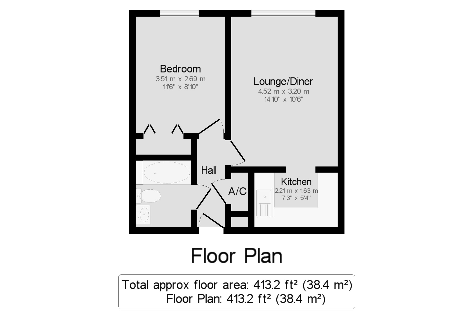 1 Bedrooms Flat for sale in Homebrook House, Cardington Road, Bedford, Bedfordshire MK42