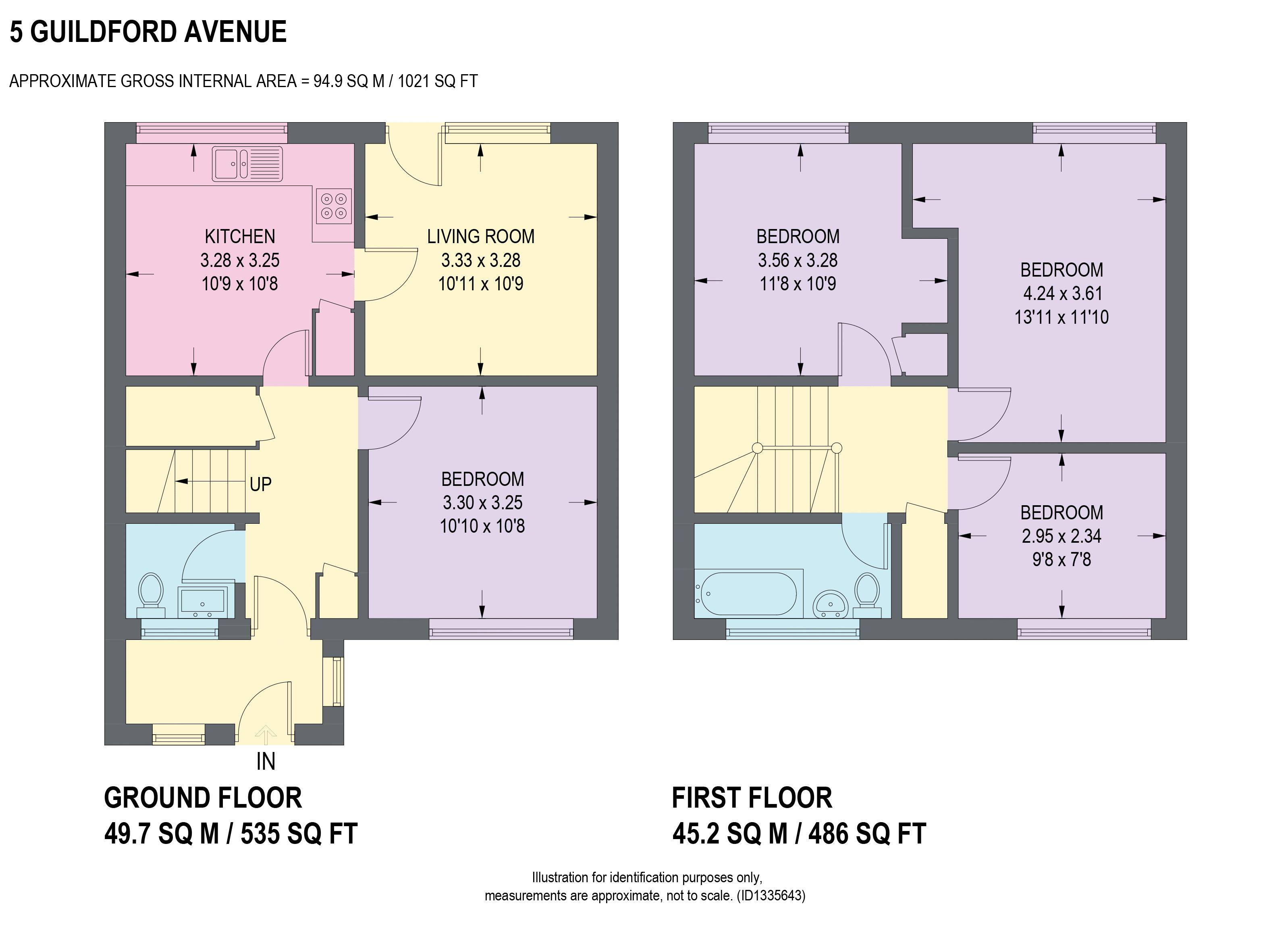 5, Guildford Avenue, Sheffield floorplan