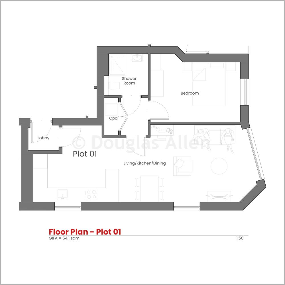 Plot 1, Forest View, London floorplan