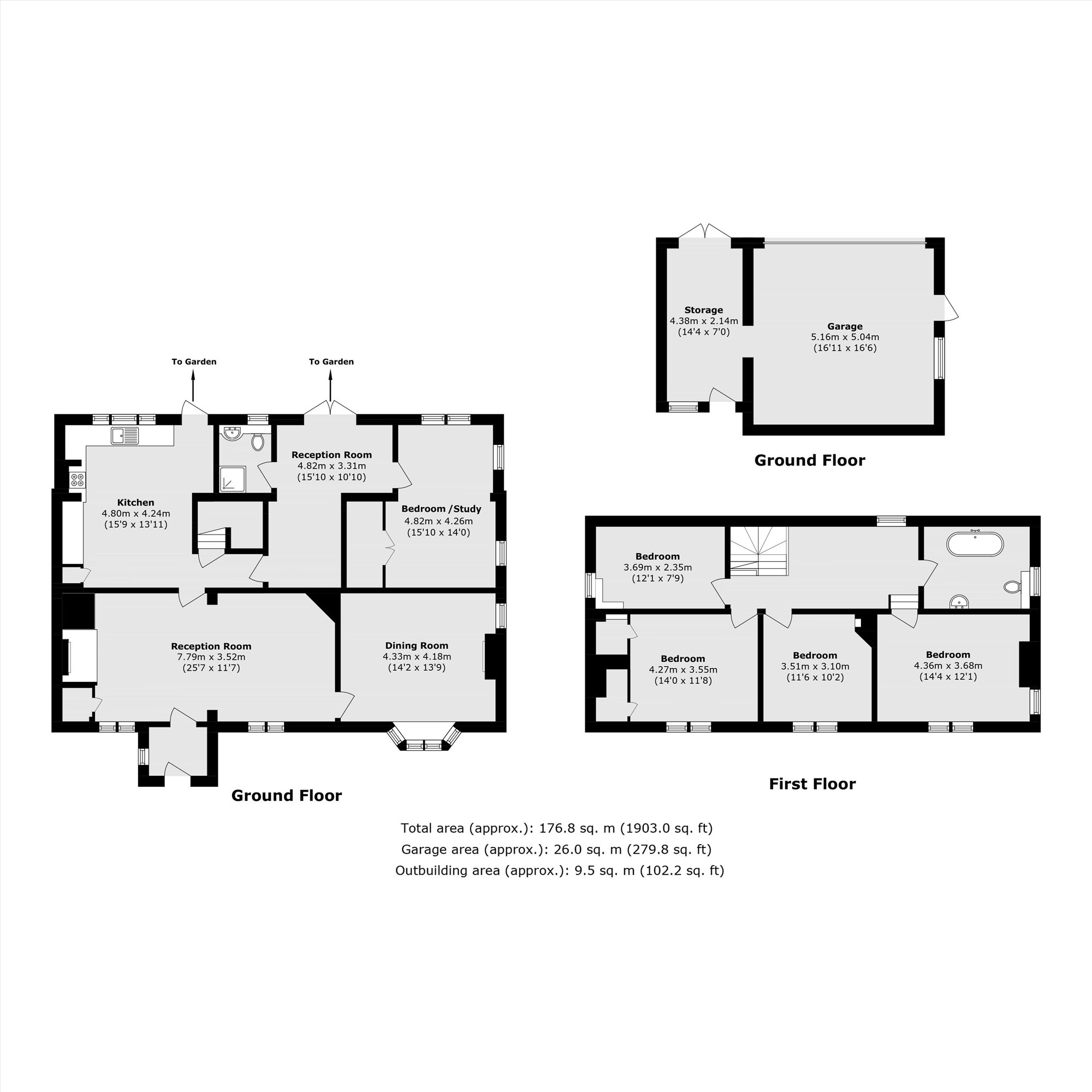 Blossom Cottage, Village Road, Thorpe floorplan
