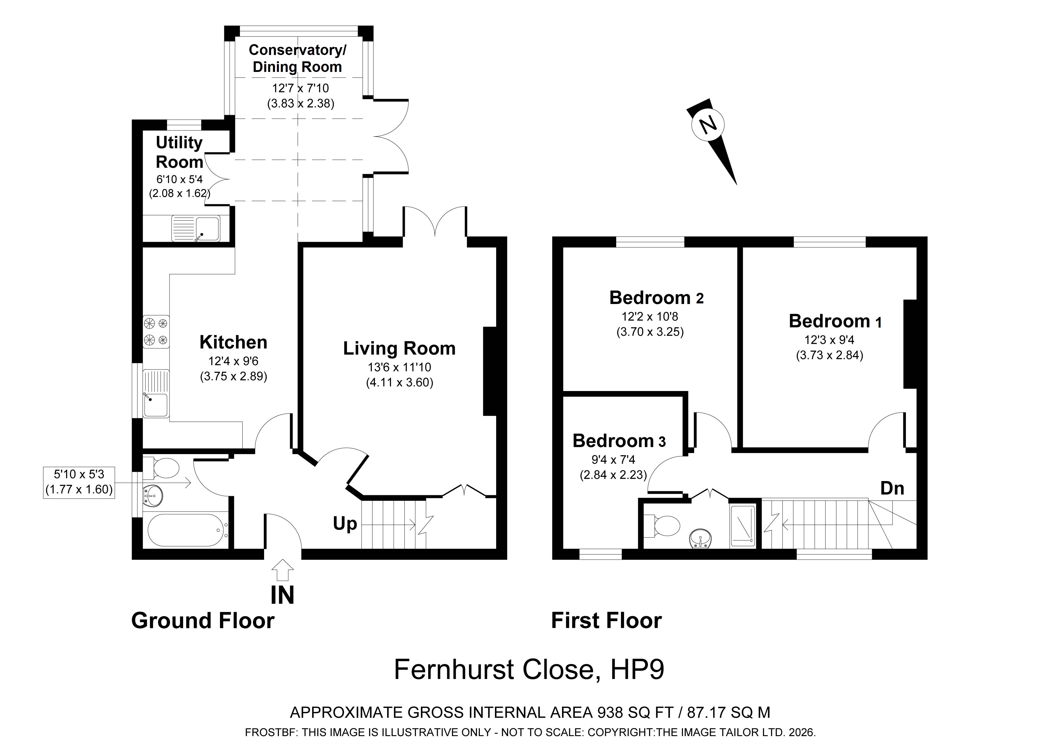 1, Fernhurst Close, Buckinghamshire floorplan