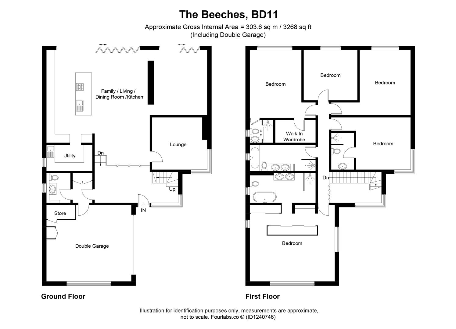 8, The Beeches, Bradford floorplan