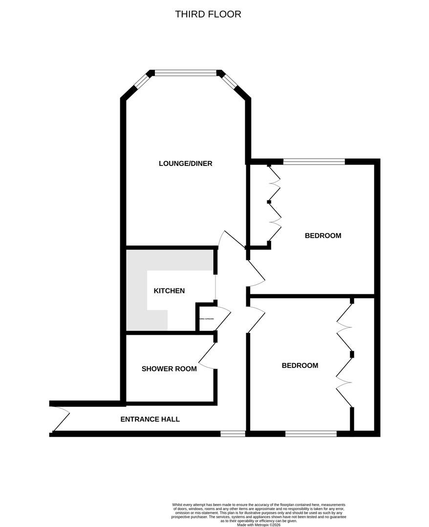 Flat 16, Yare Court 22A, Yarmouth Road, Norwich floorplan