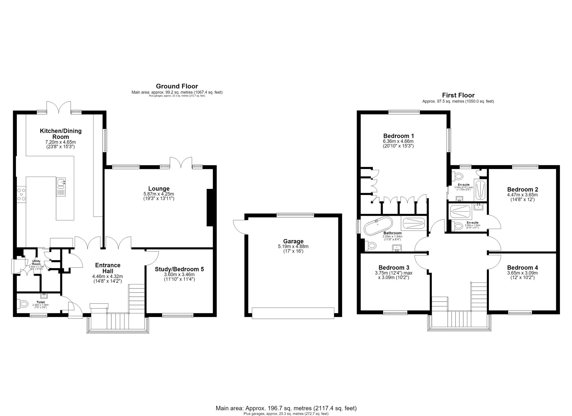 4 Half Acre, Royston floorplan