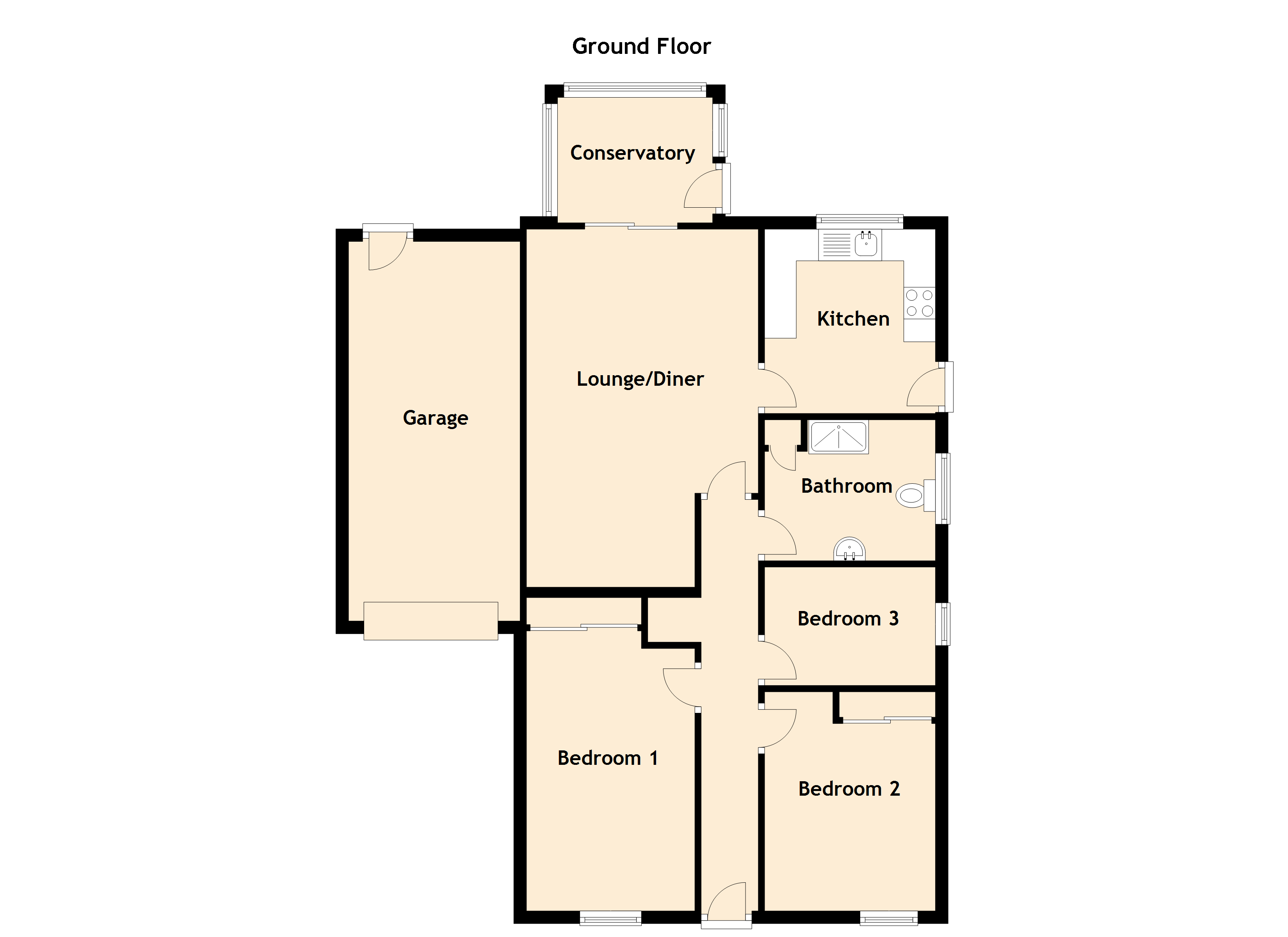 3 Bedrooms Bungalow for sale in Almond Court, Livingston, West Lothian EH54