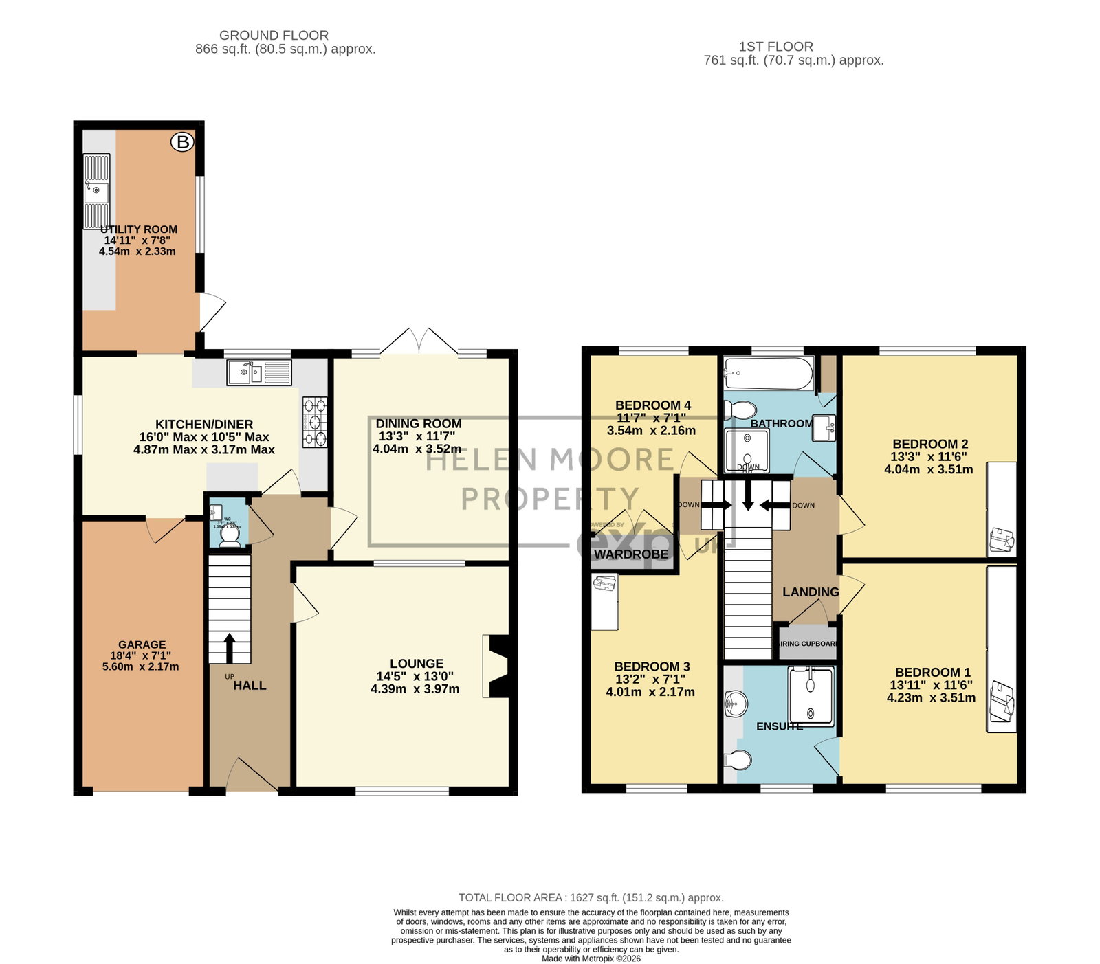 56, Larkham Lane, Plymouth floorplan
