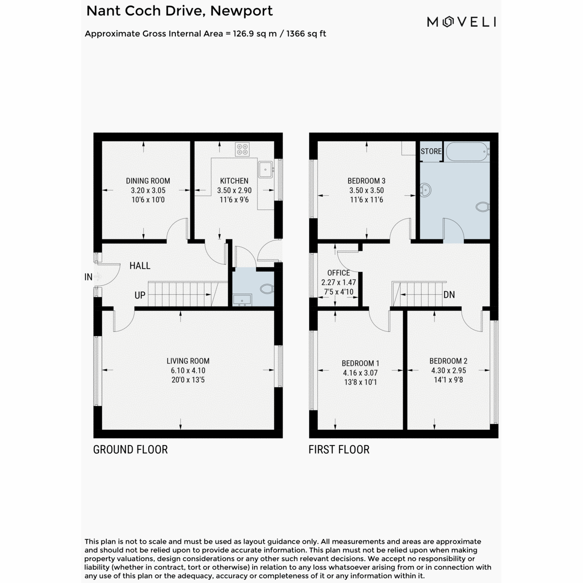 7, Nant Coch Drive, Newport floorplan