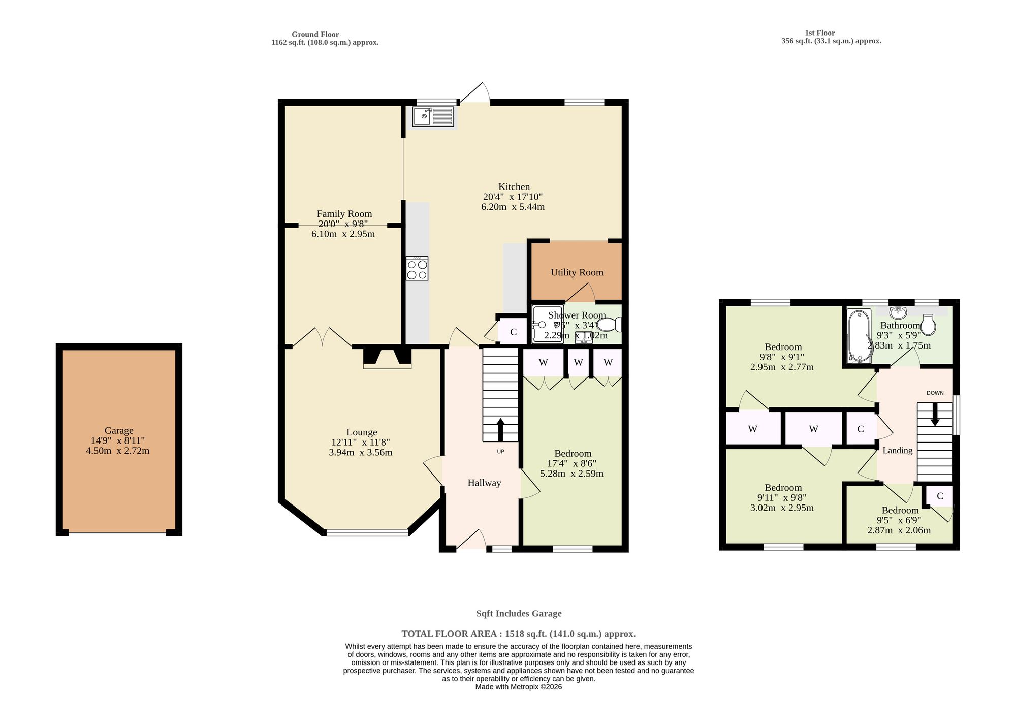 5, Keys Farm, Dereham floorplan
