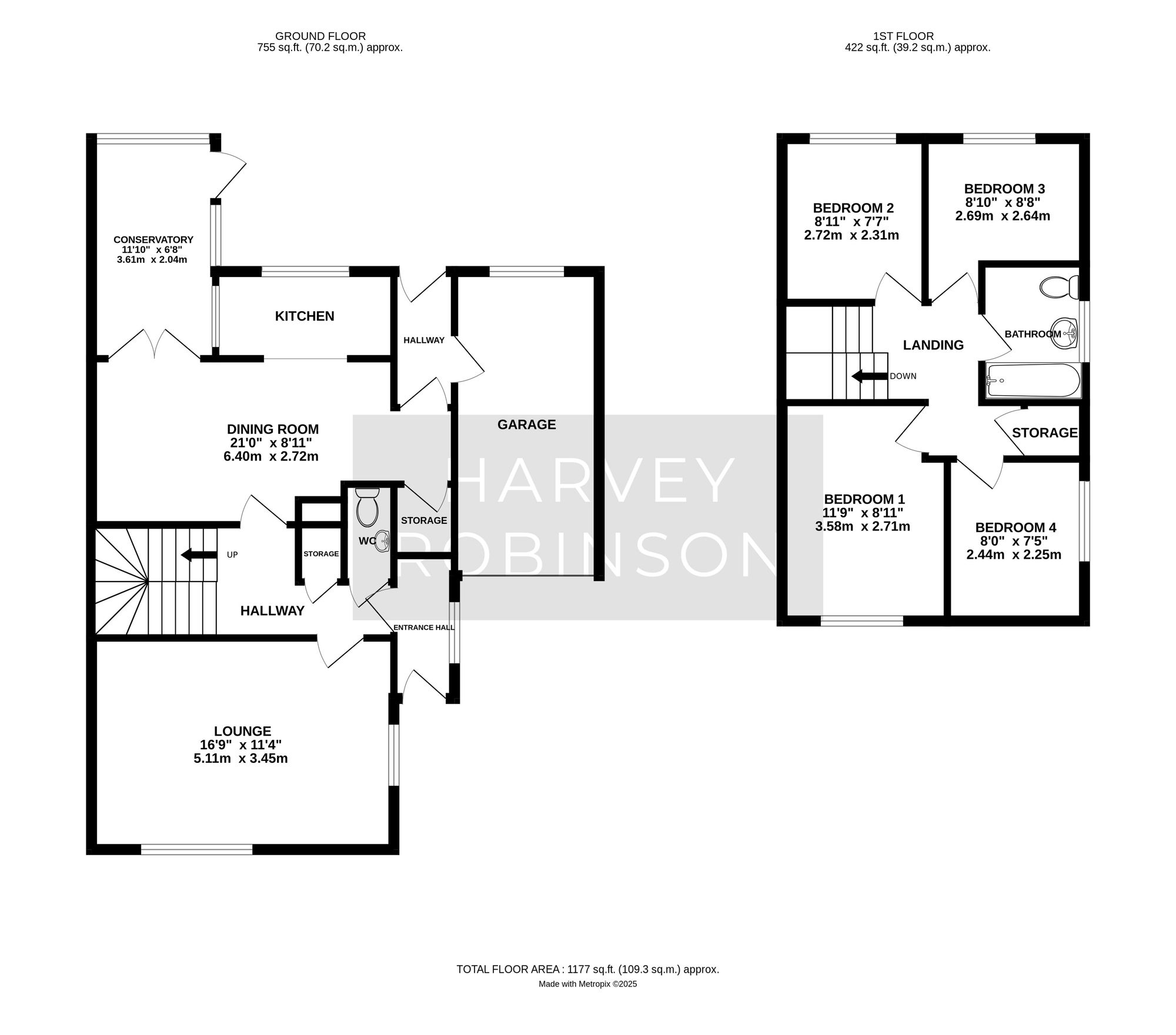28 Drake Road, St. Neots floorplan