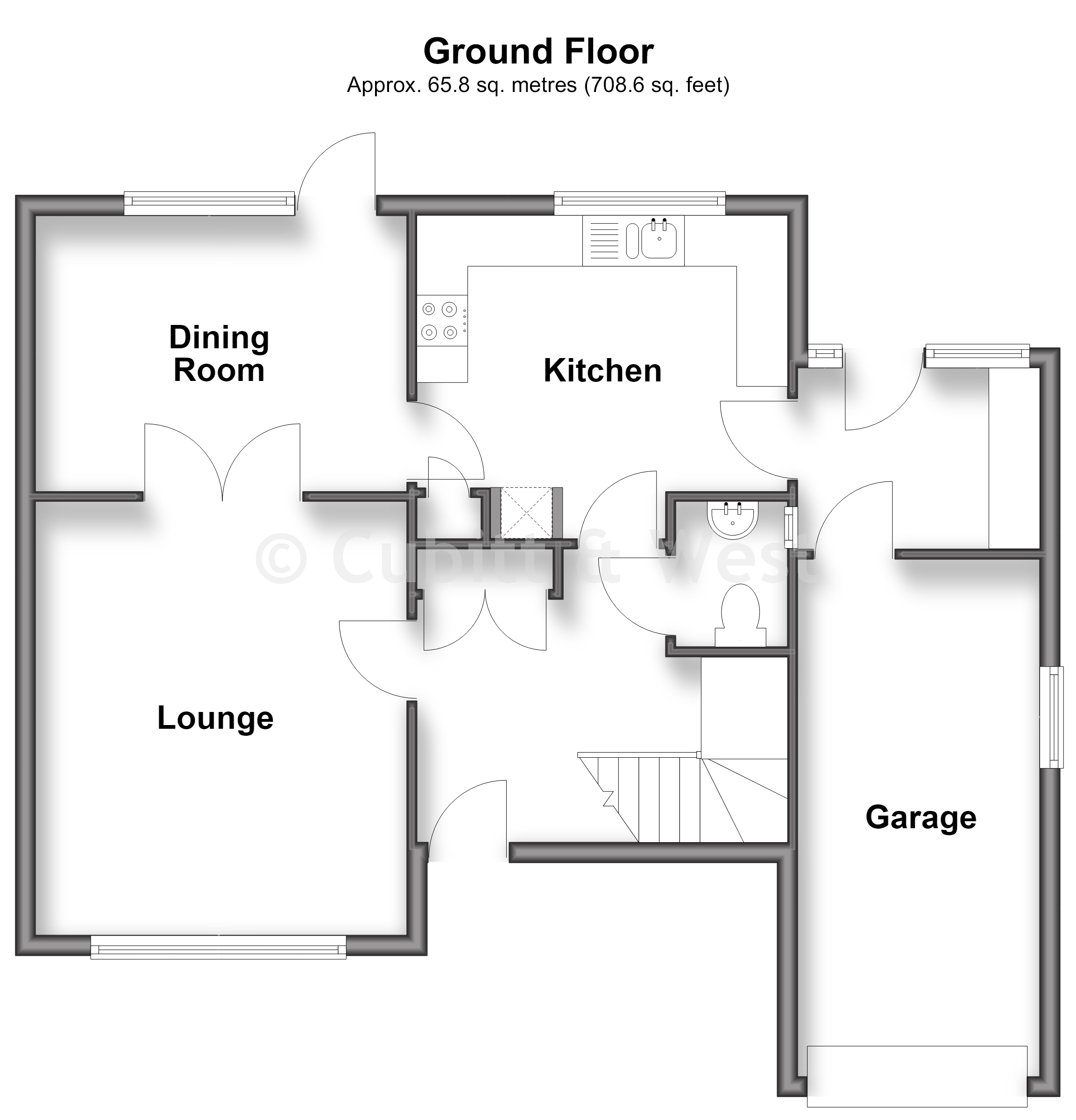 8, Trelawne Drive, Cranleigh floorplan