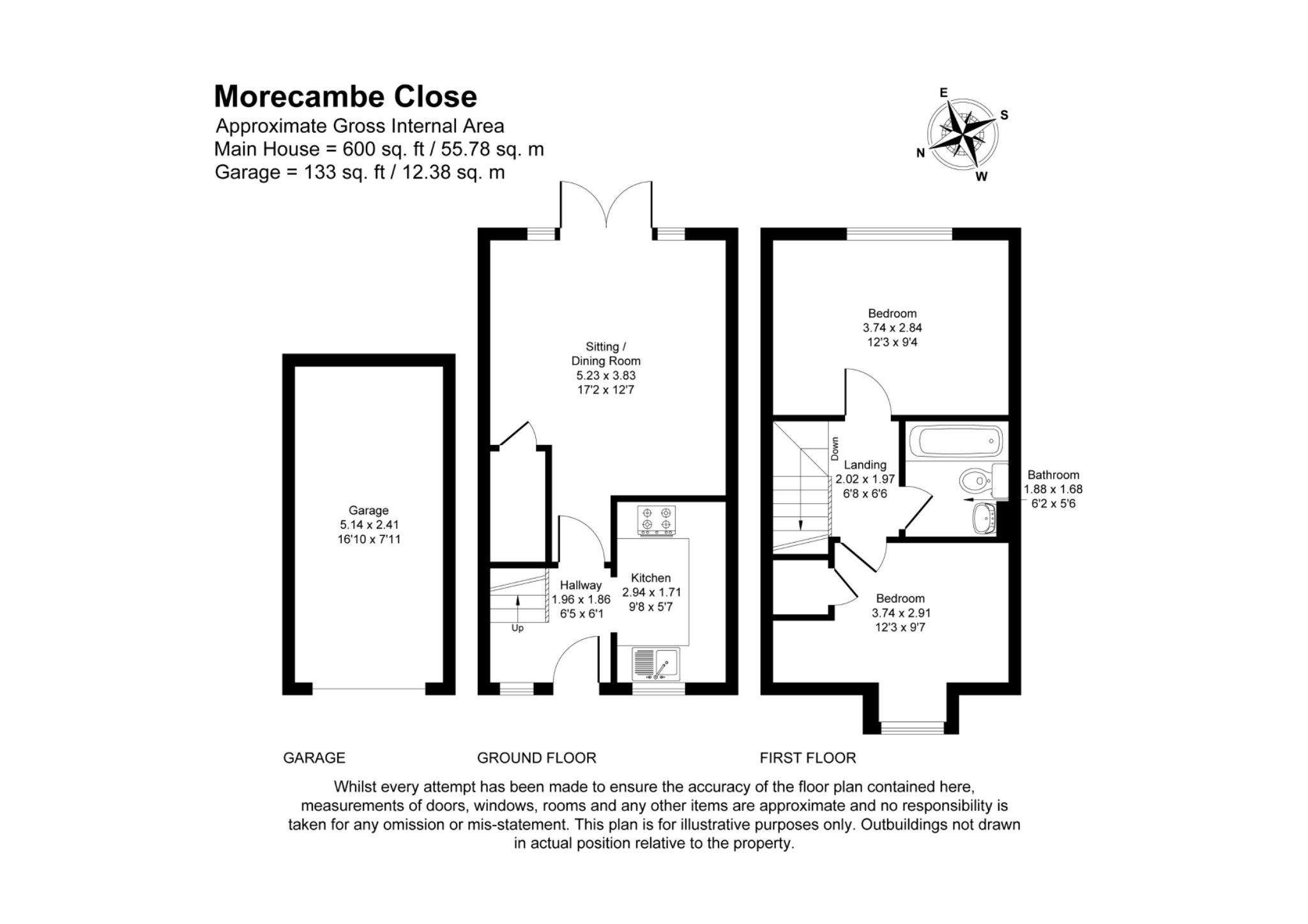 4, Morecambe Close, Stevenage floorplan
