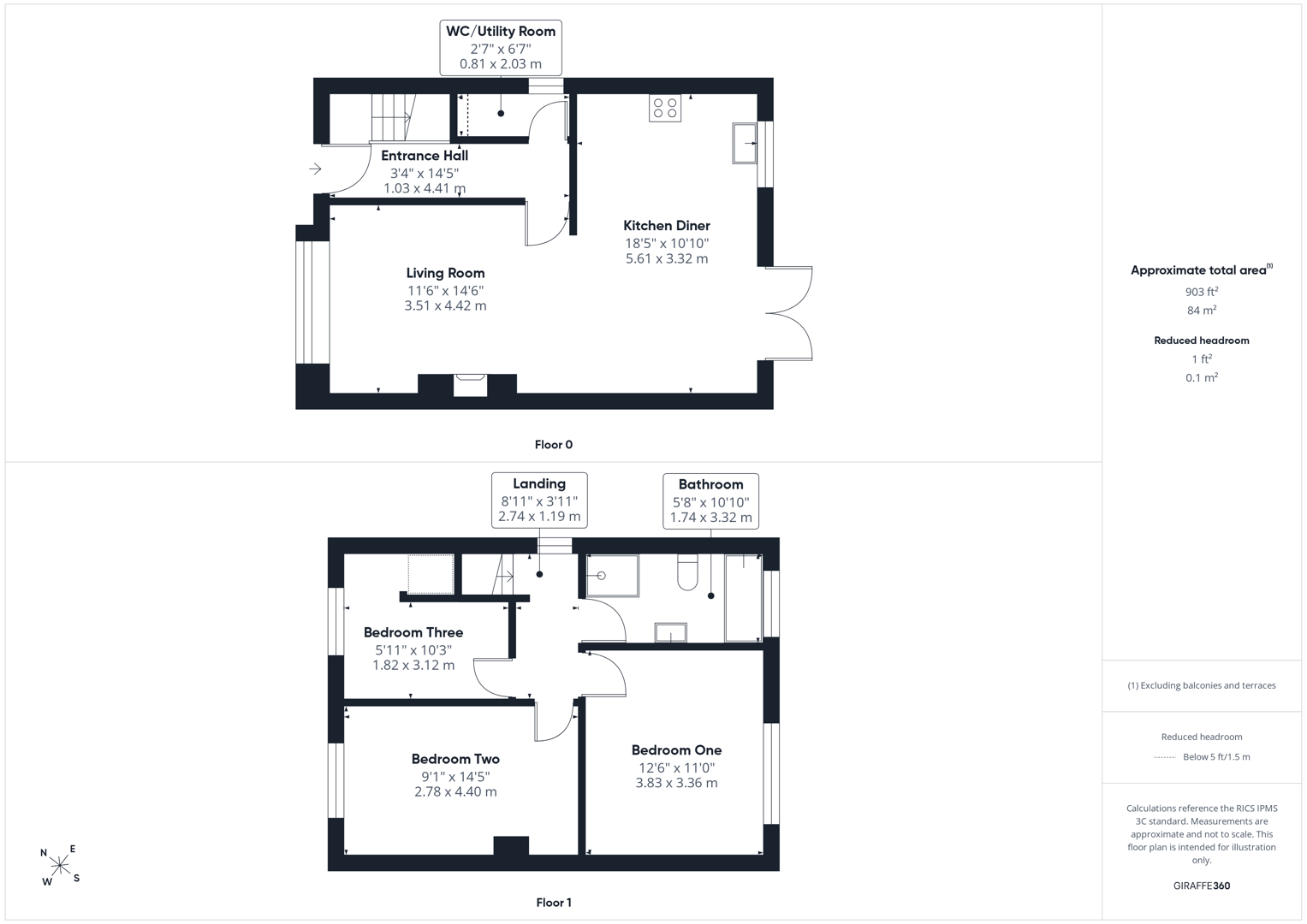 45, Camp Mount, Pontefract floorplan