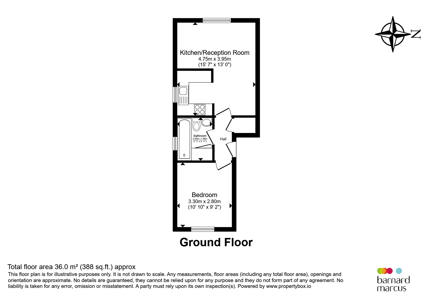45, St. Christophers Gardens, Thornton Heath floorplan