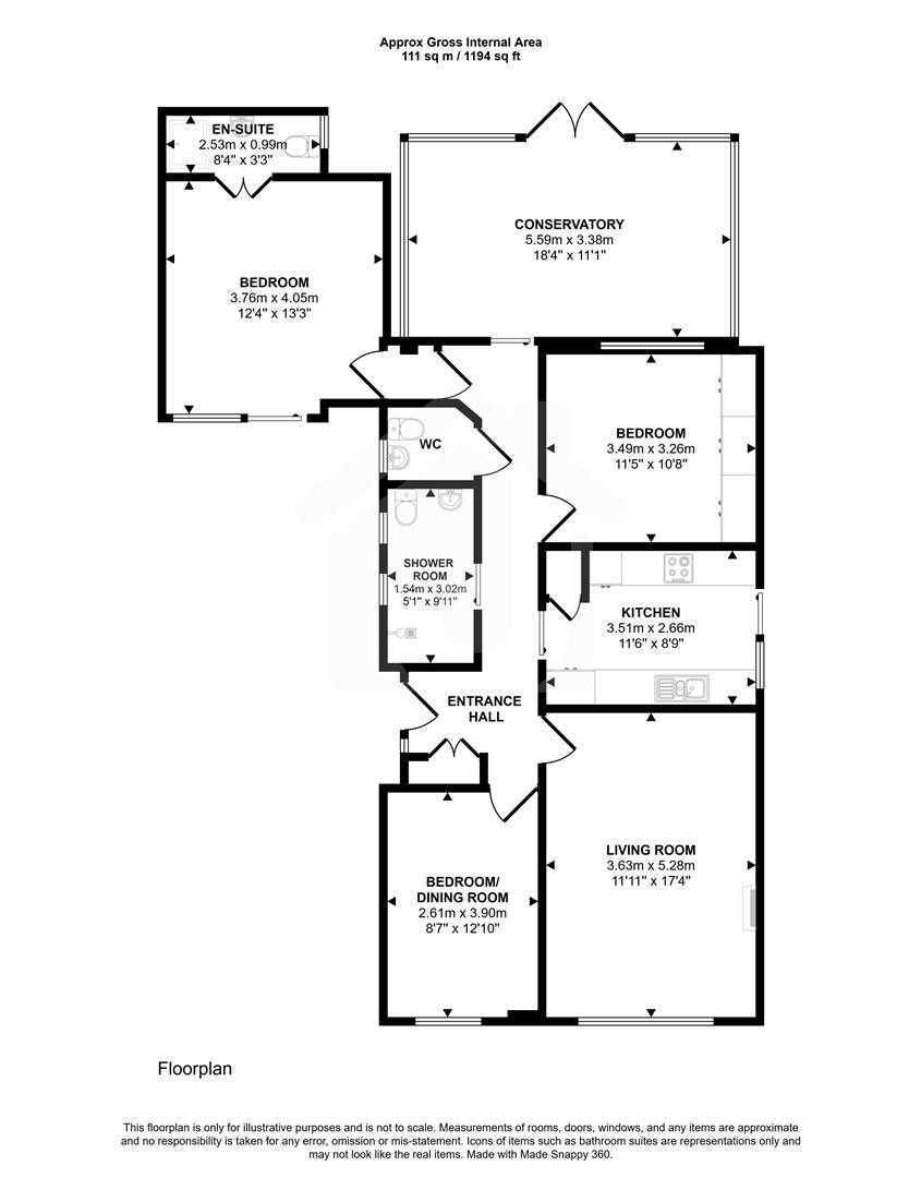 76, Sycamore Drive, Leicester floorplan