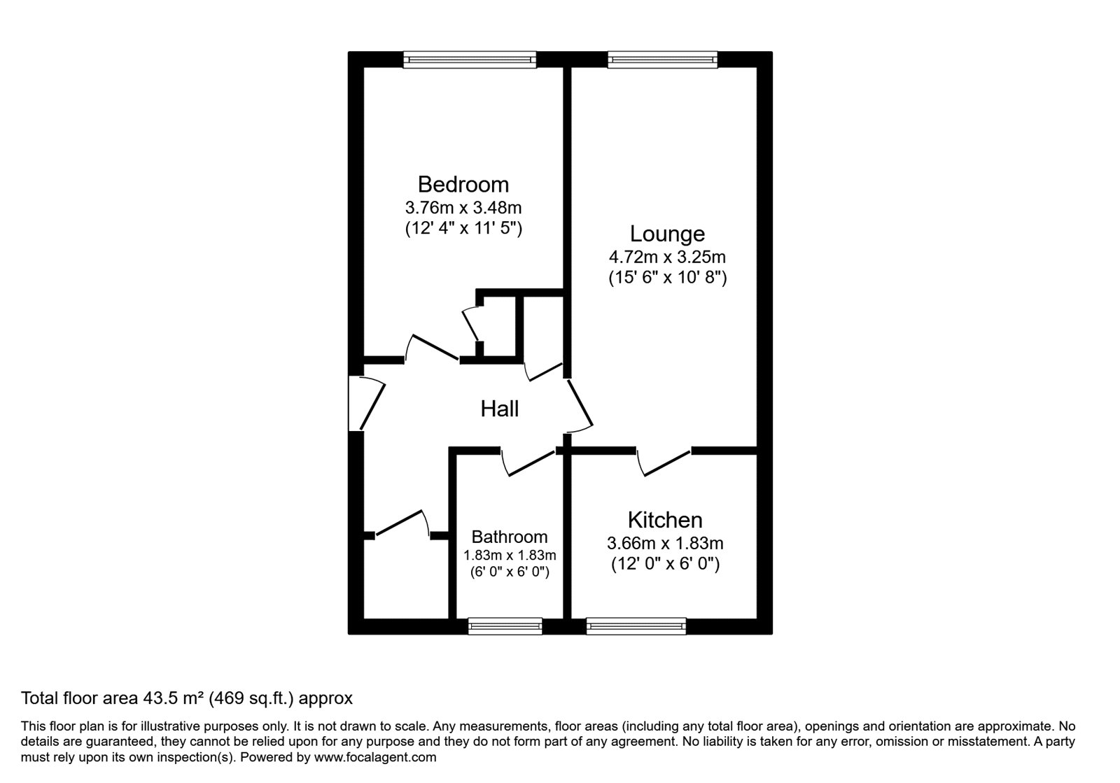 1/1, 137, Marloch Avenue, Inverclyde floorplan