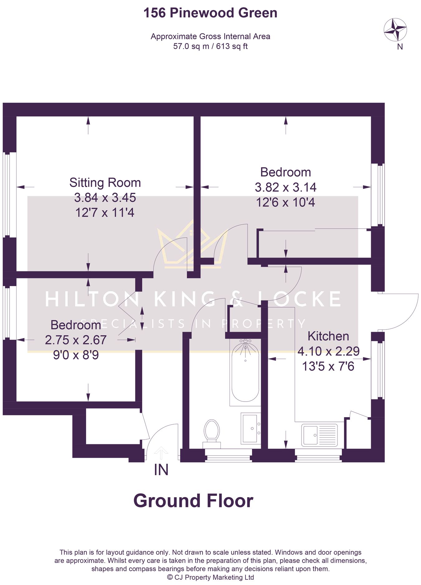 156, Pinewood Green, Iver floorplan