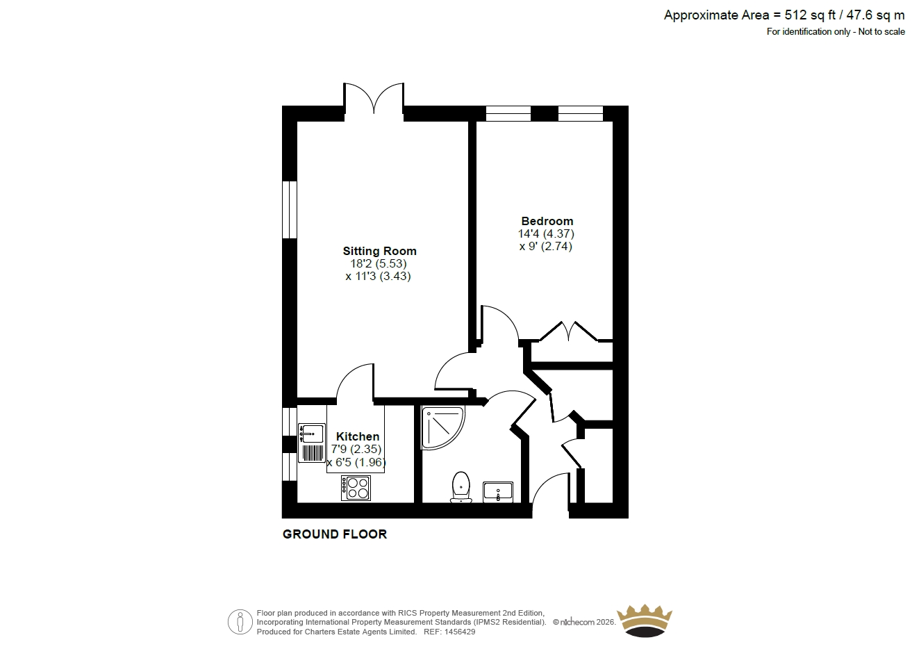 8 Pegasus Court,, Shelley Road, West Sussex floorplan