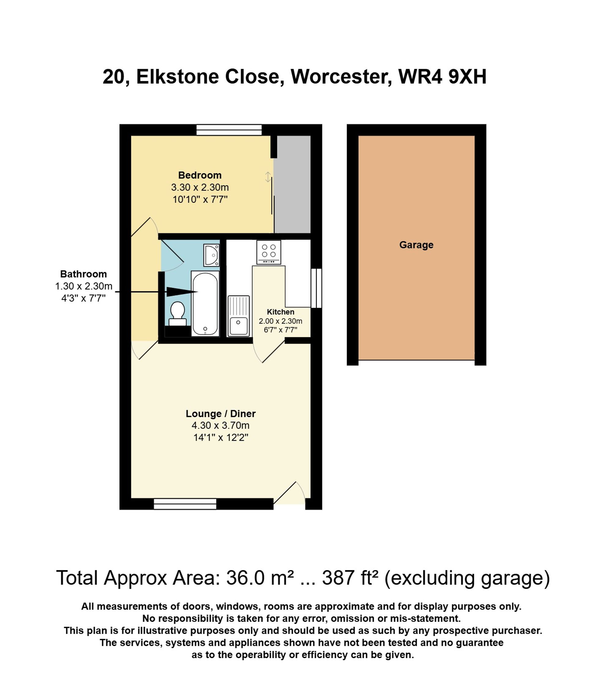 20 Elkstone Close, Worcester floorplan