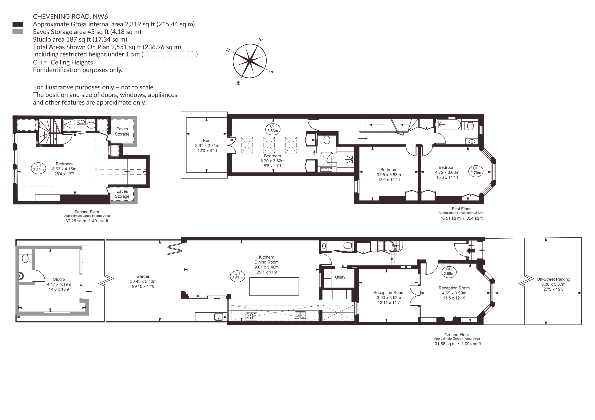 17, Chevening Road, London floorplan