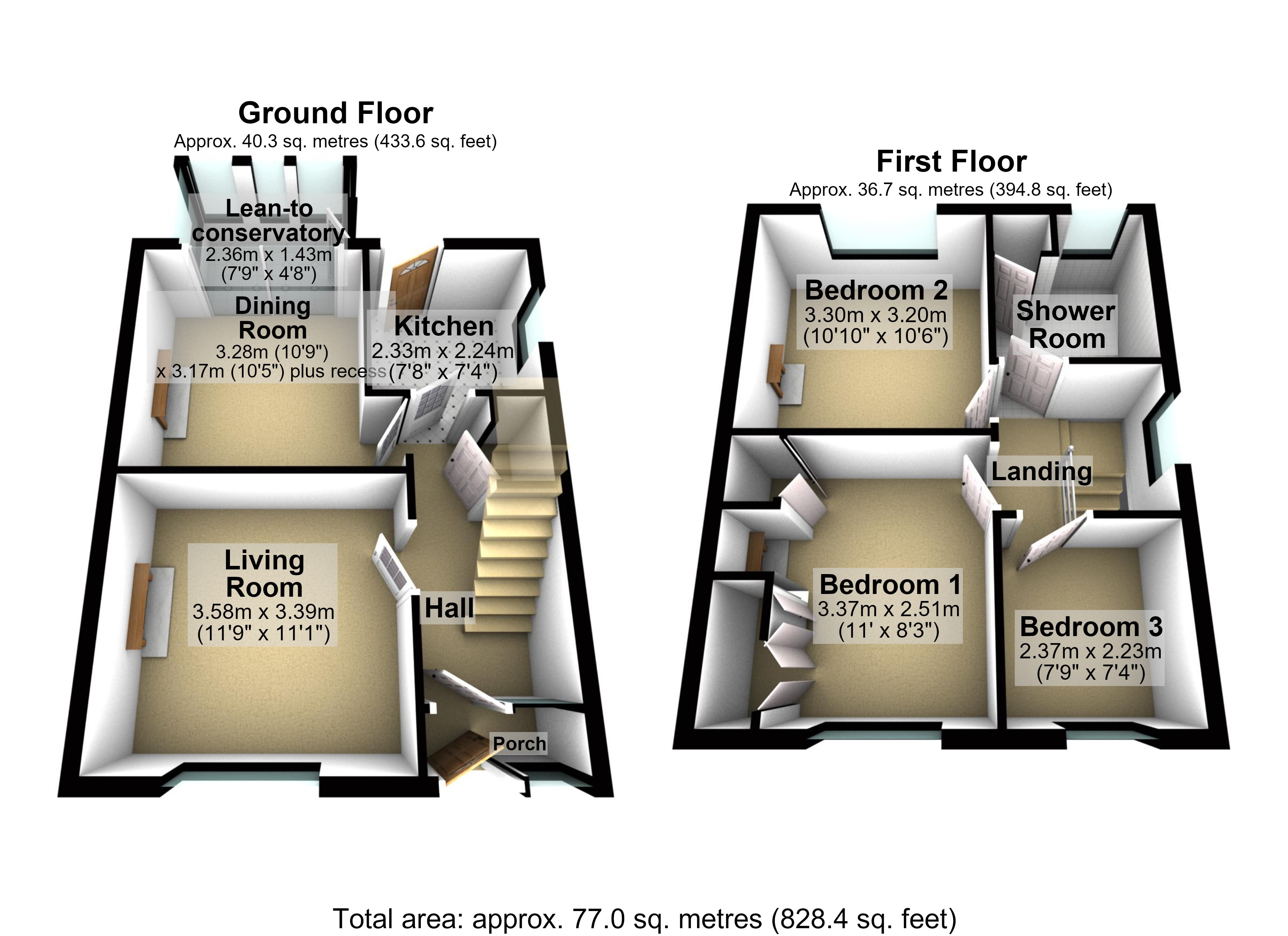 46, Defoe Road, Suffolk floorplan