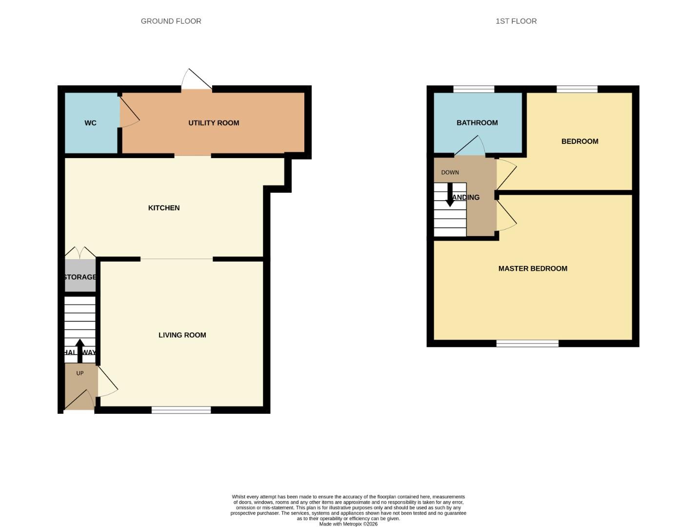 2A, Church View, Newton Aycliffe floorplan
