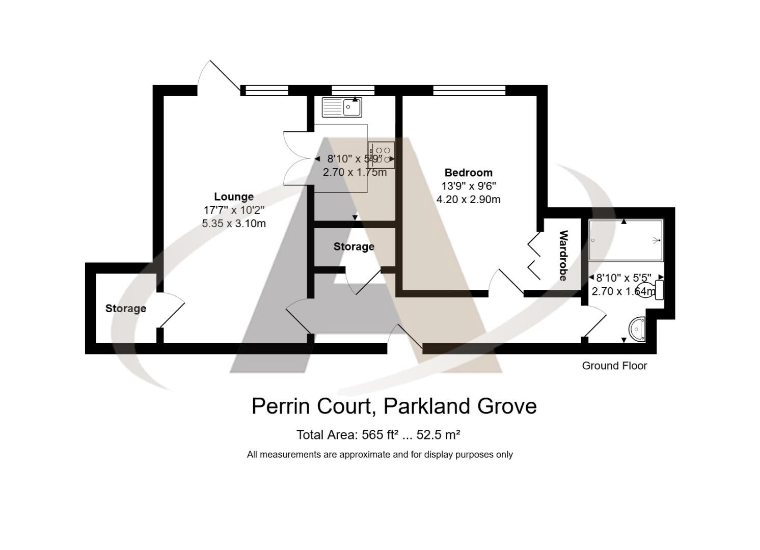 14 Perrin Court, Parkland Grove, Ashford floorplan