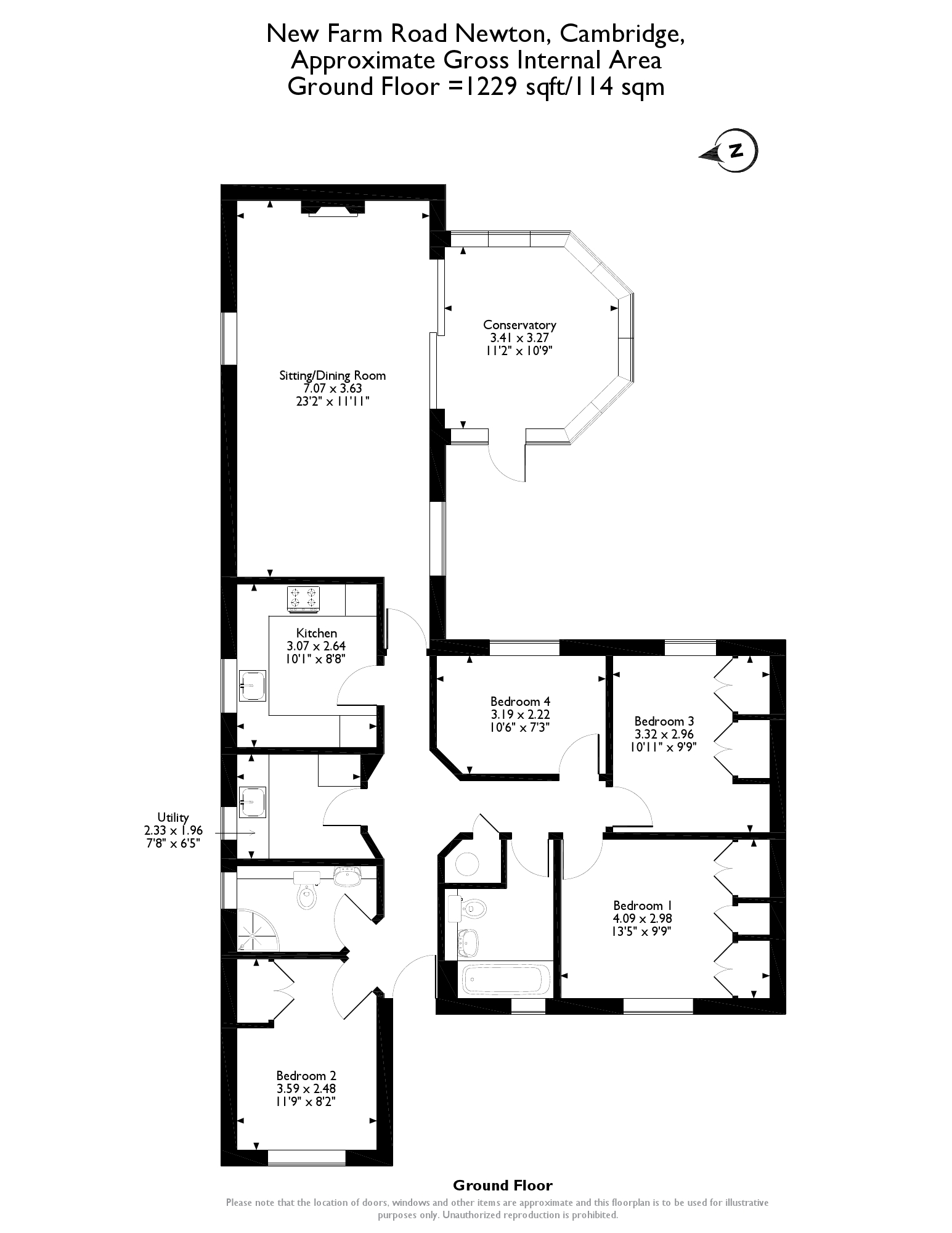 4 Bedrooms Detached bungalow for sale in New Farm Road, Cambridge CB22