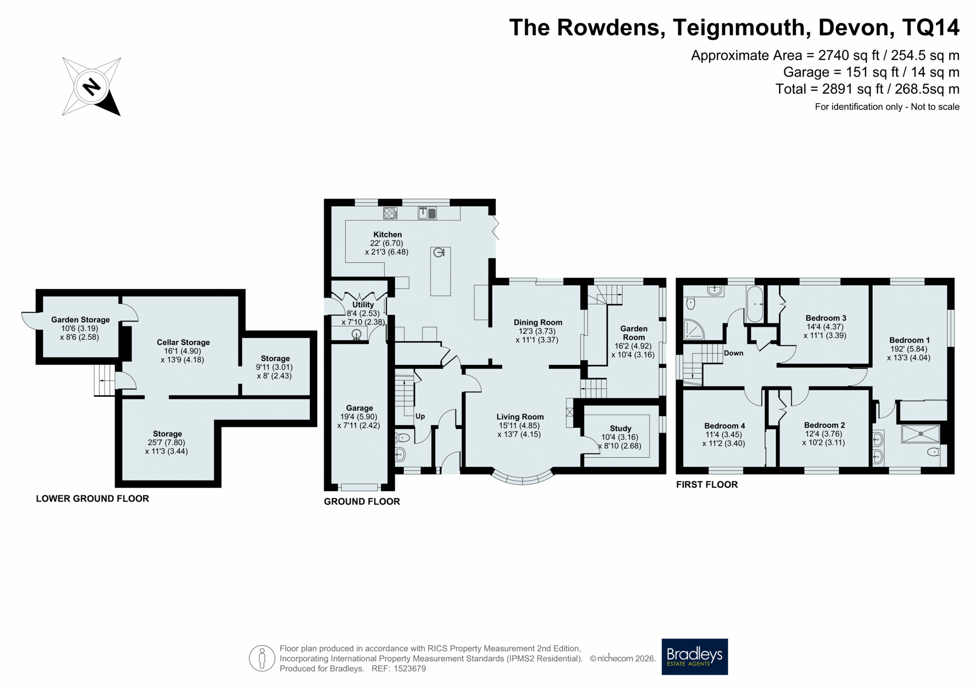 9, The Rowdens, Devon floorplan