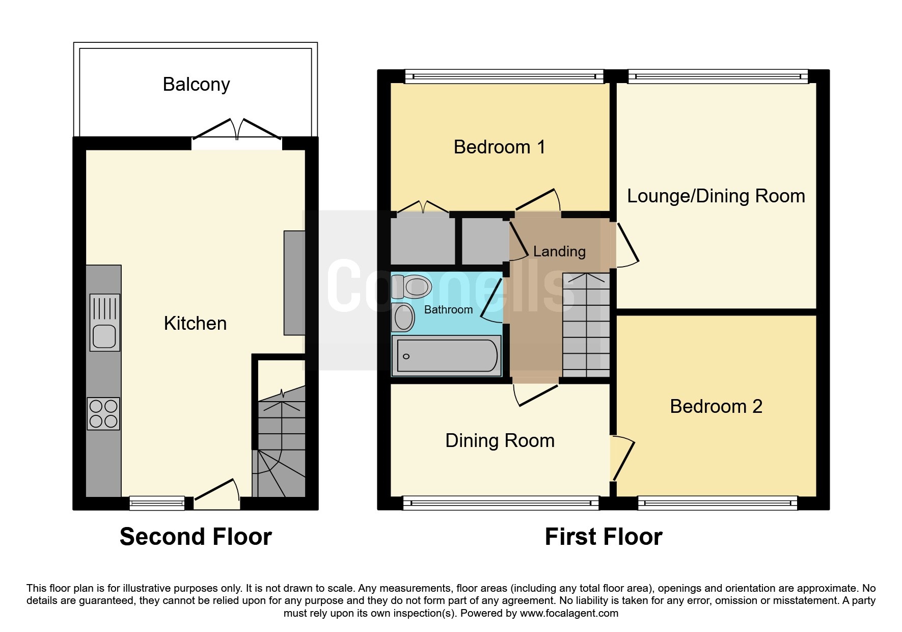 15, Woodcote House, Queen Street, Hitchin floorplan