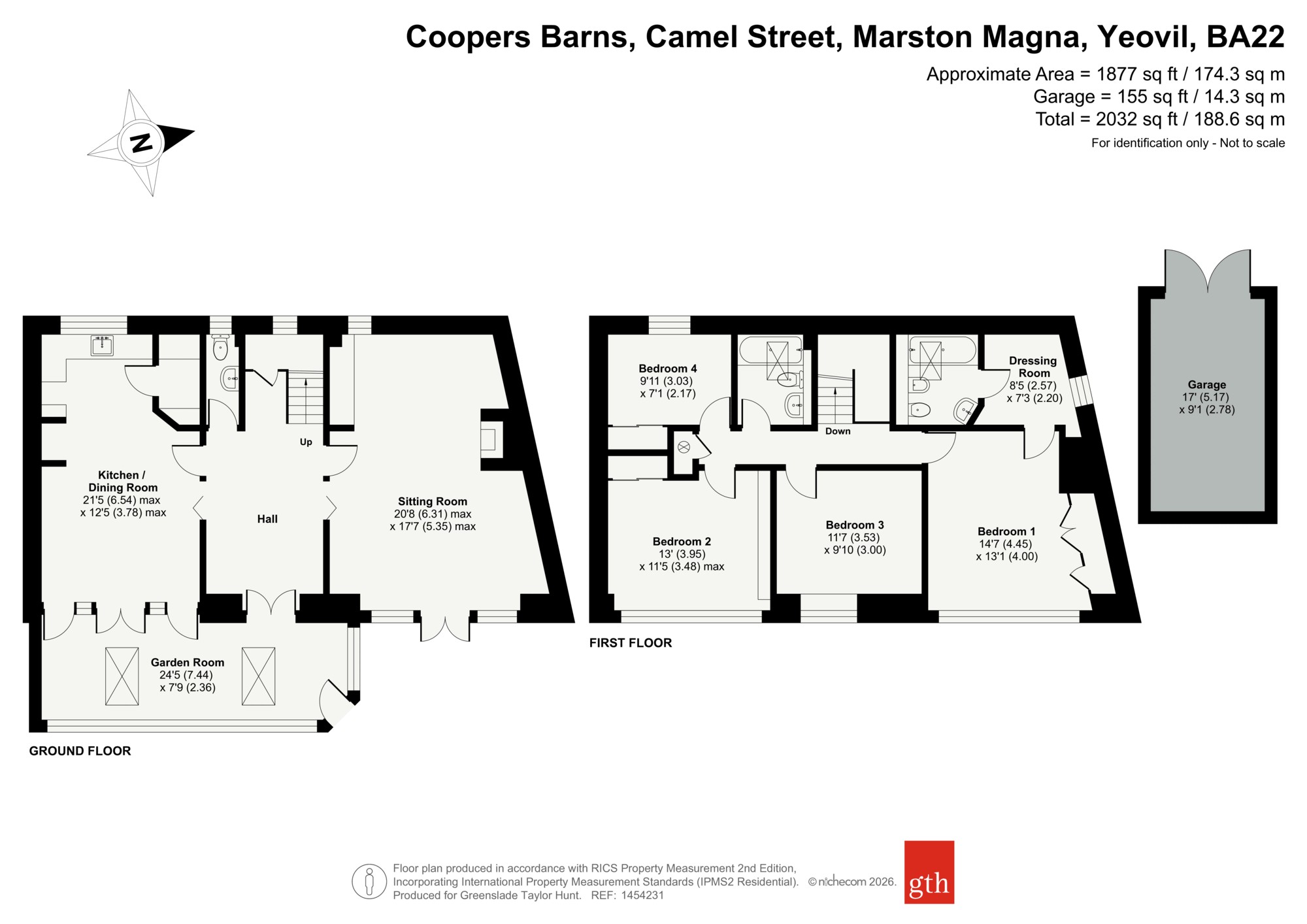4 Coopers Barns,, Camel Street, Yeovil floorplan