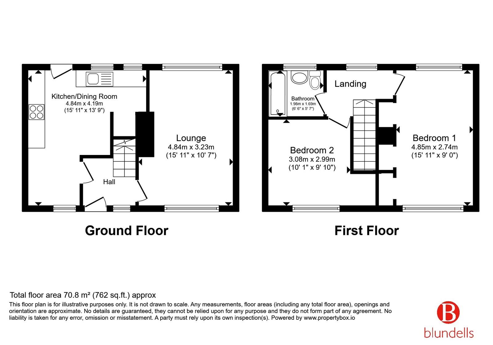 3, Blundell Close, South Yorkshire floorplan