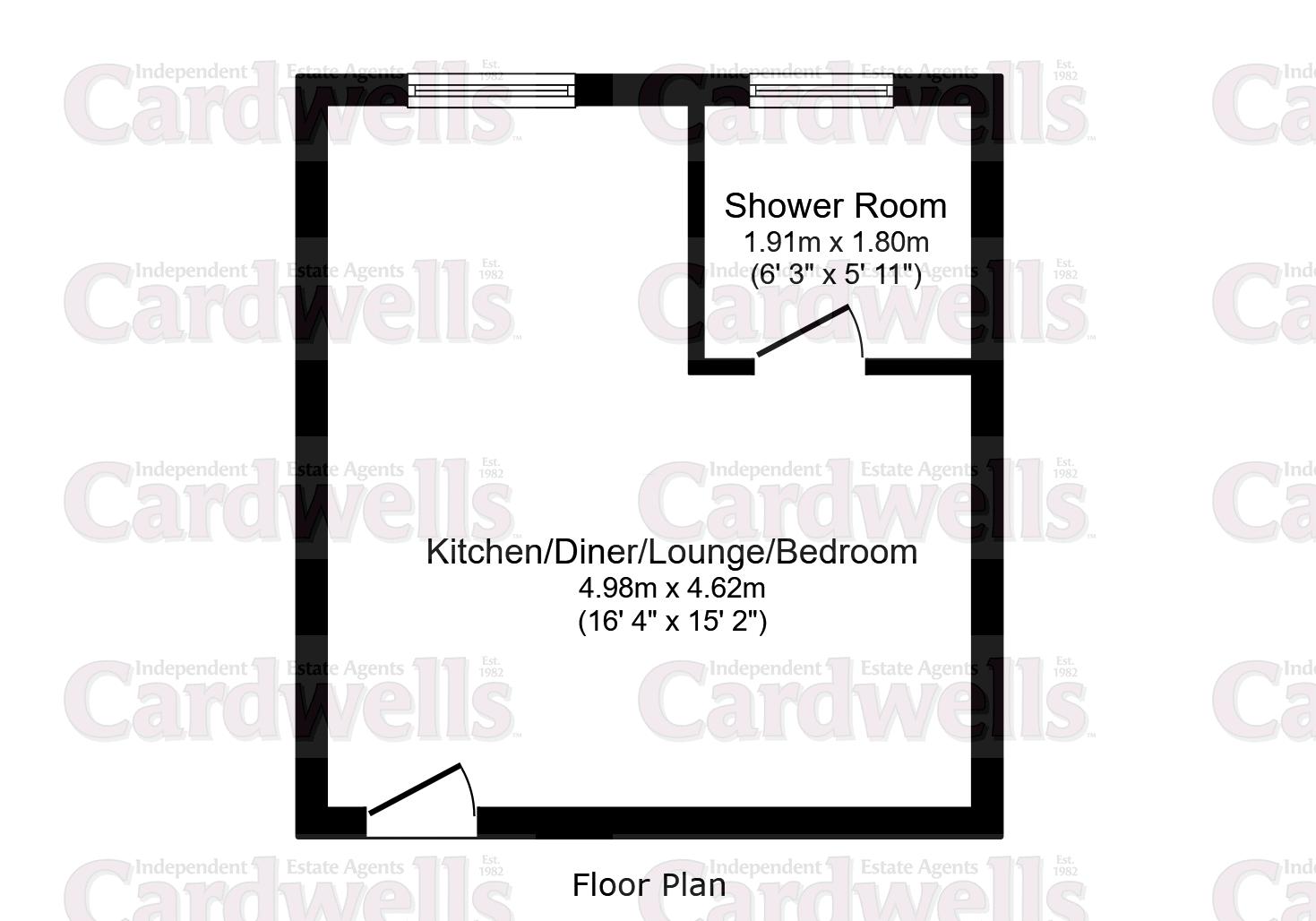 Flat 3, 12, Vernon Street, Bolton floorplan