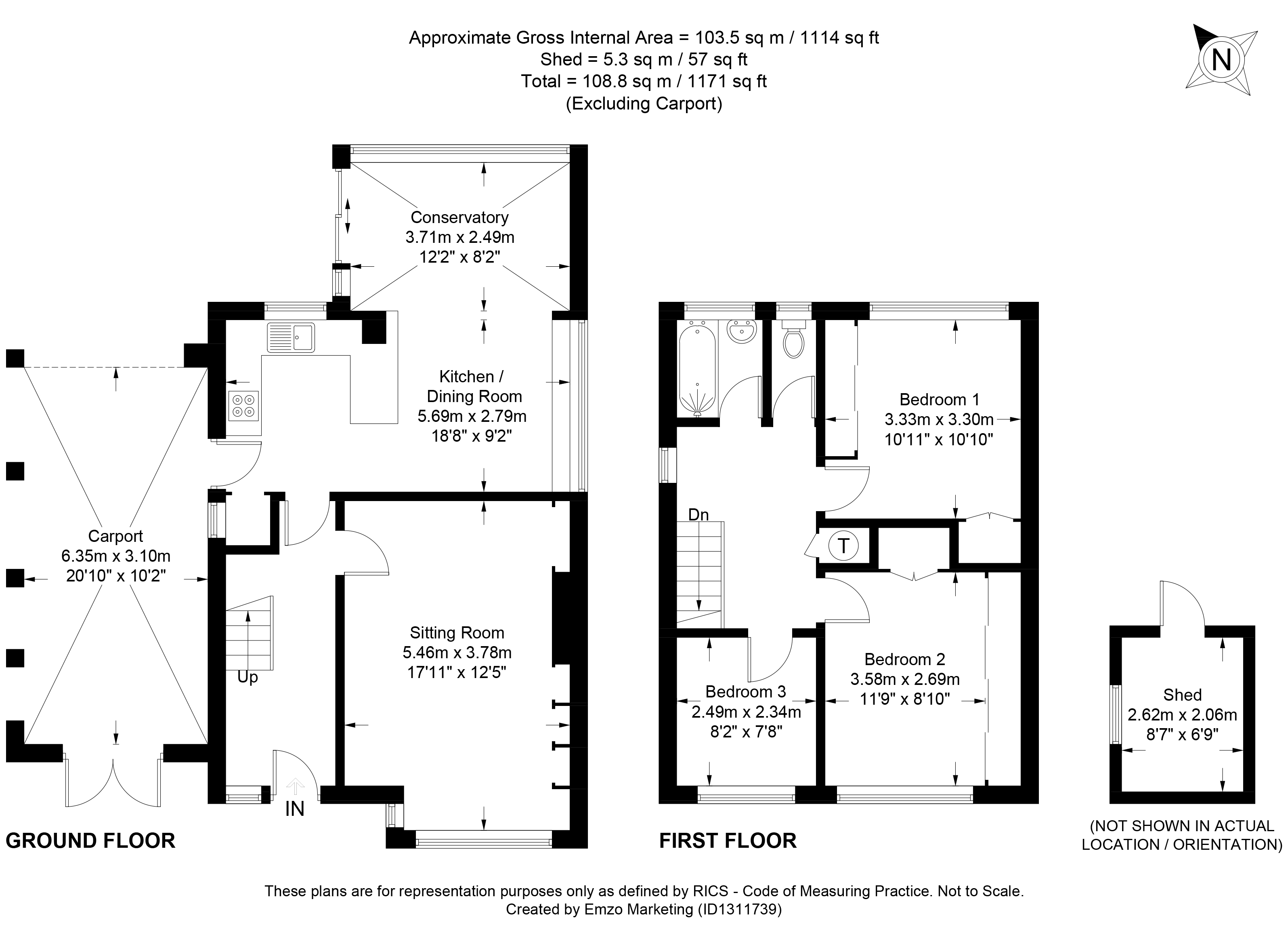 zoopla, 9, Sawyers Close, Winchester floorplan