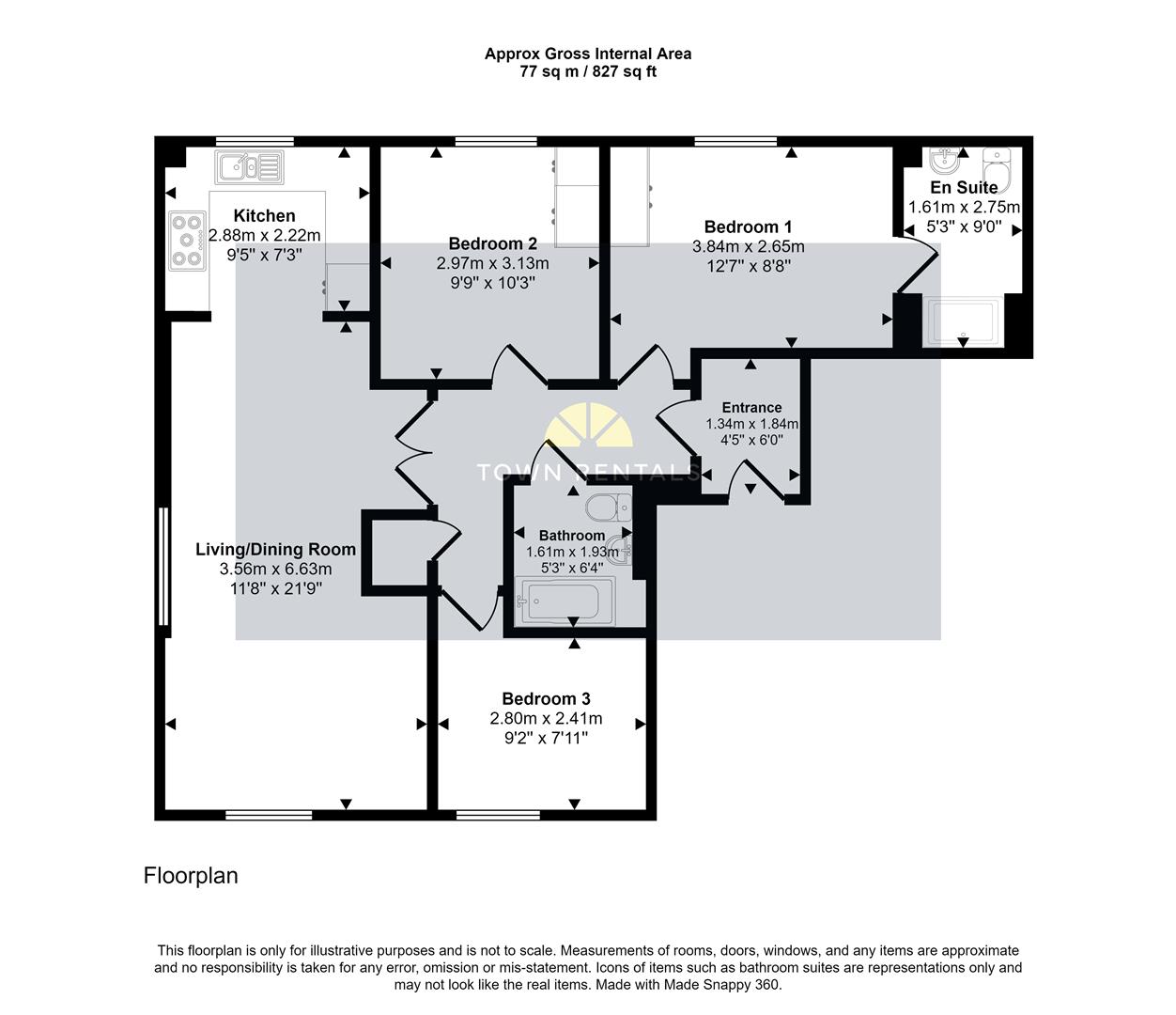 52, Caroline Way, Eastbourne floorplan
