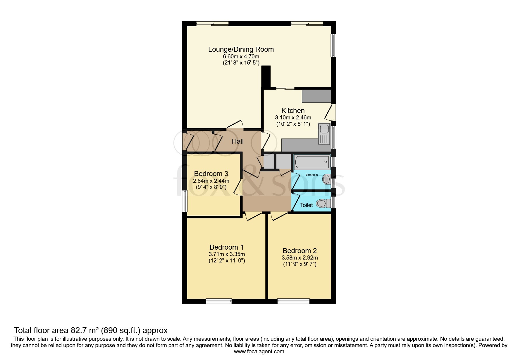 40, Pococks Road, Eastbourne floorplan