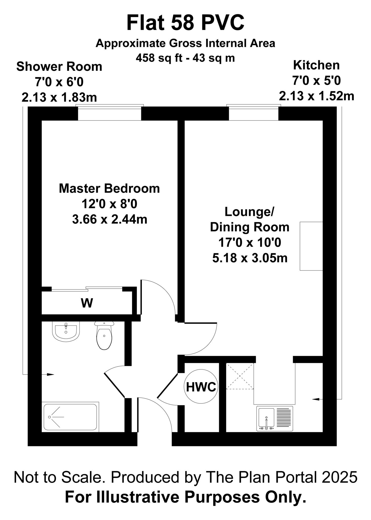 58, Park View Court, Bournemouth floorplan