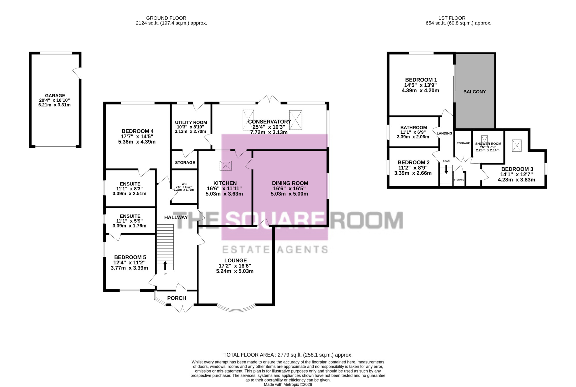 98 Thorneyfield,, Pilling Lane, Preesall floorplan