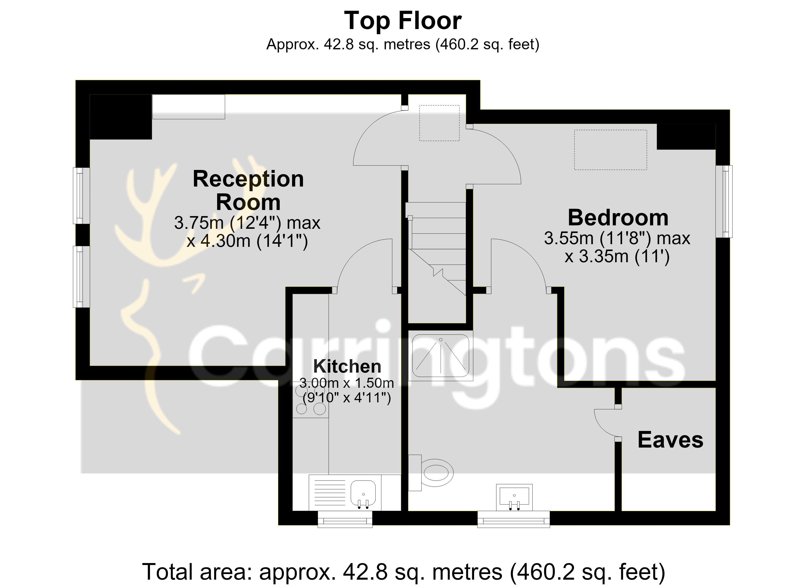 Flat 4, 15 Kingston Hill, Kingston Upon Thames floorplan