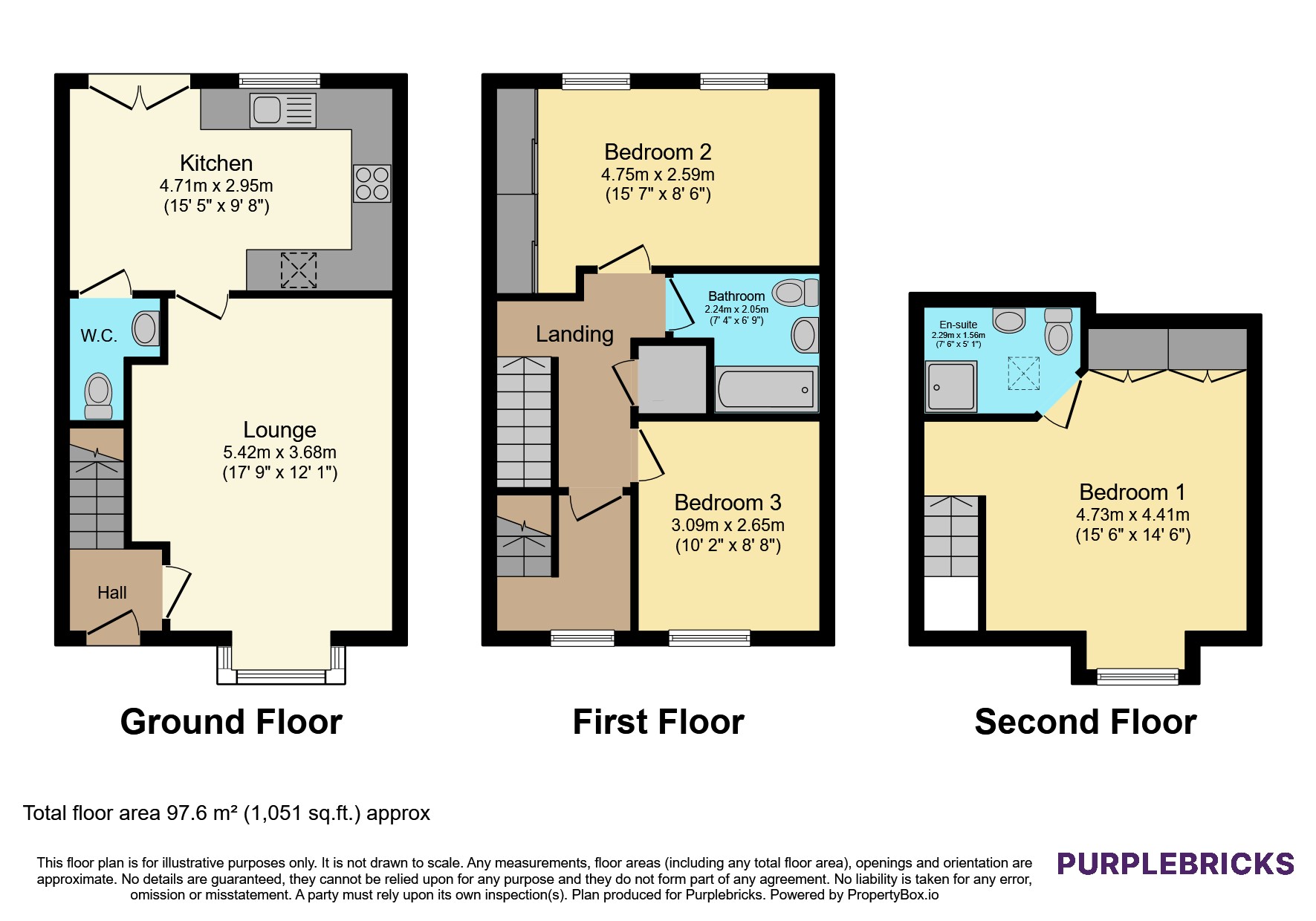 6, Courtier Close, Liverpool floorplan