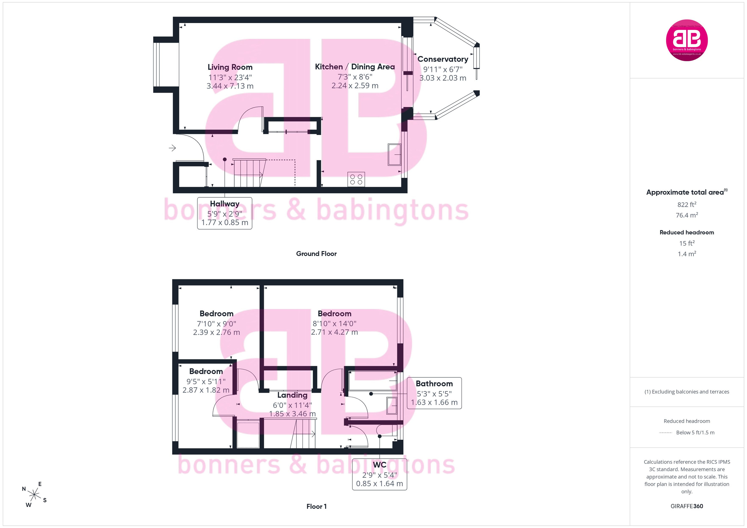 16 Bristow Court, Marlow floorplan