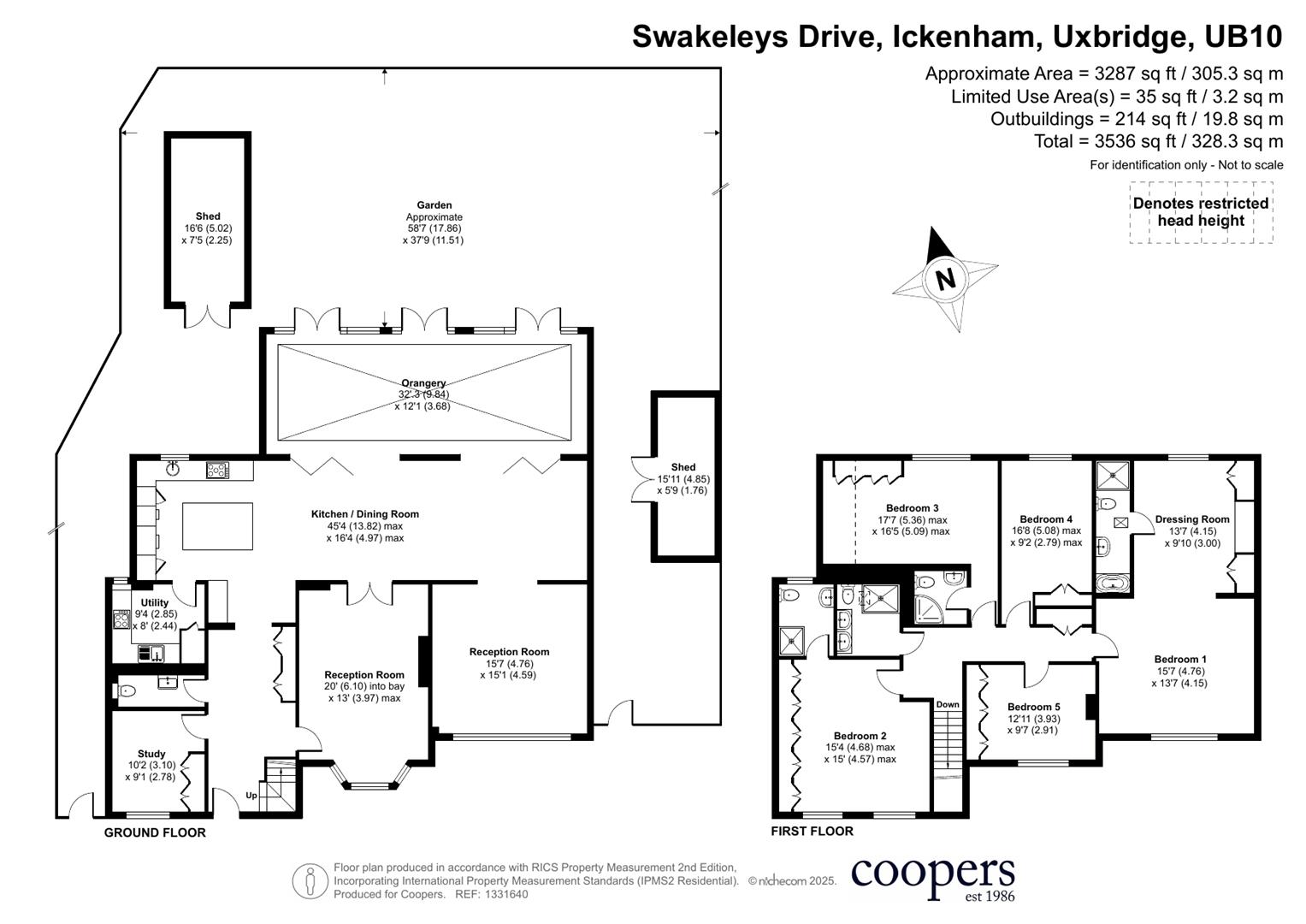 54, Swakeleys Drive, Ickenham floorplan