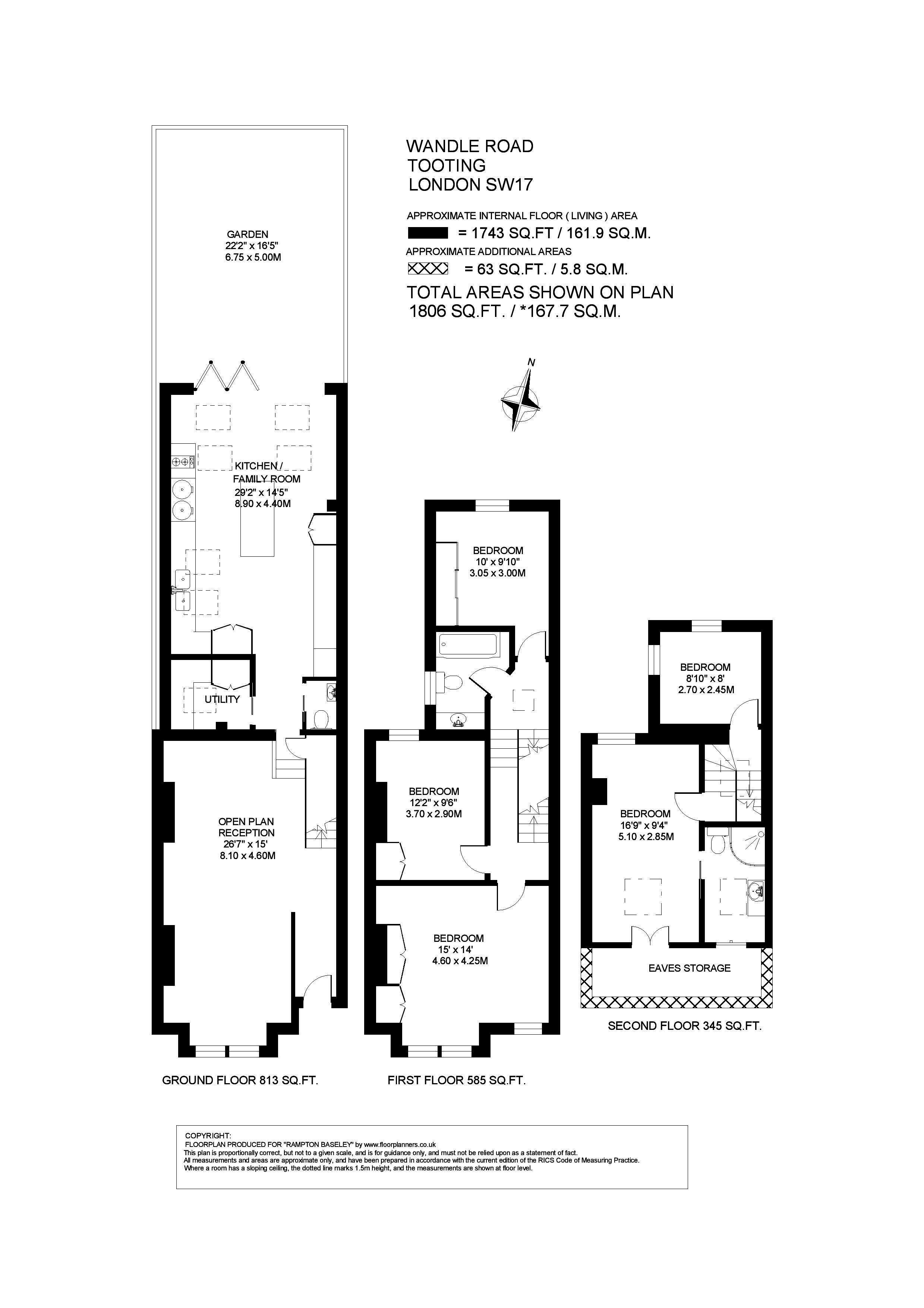 5 Bedrooms Terraced house for sale in Wandle Road, London SW17