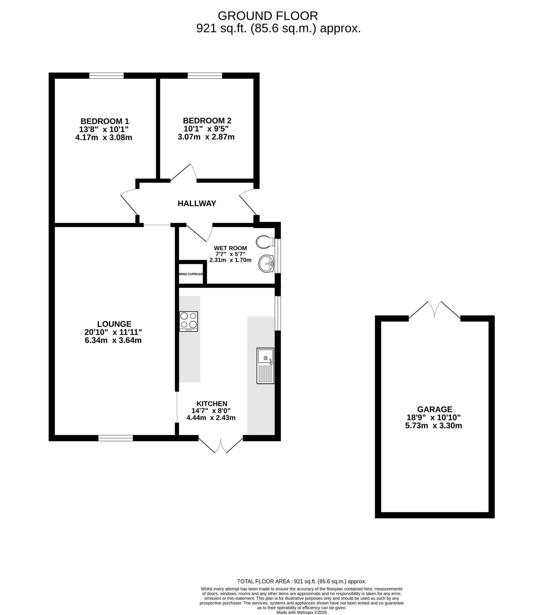 12, Post Office Road, Norwich floorplan